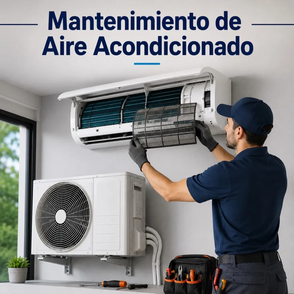 Mantención de aire acondicionado