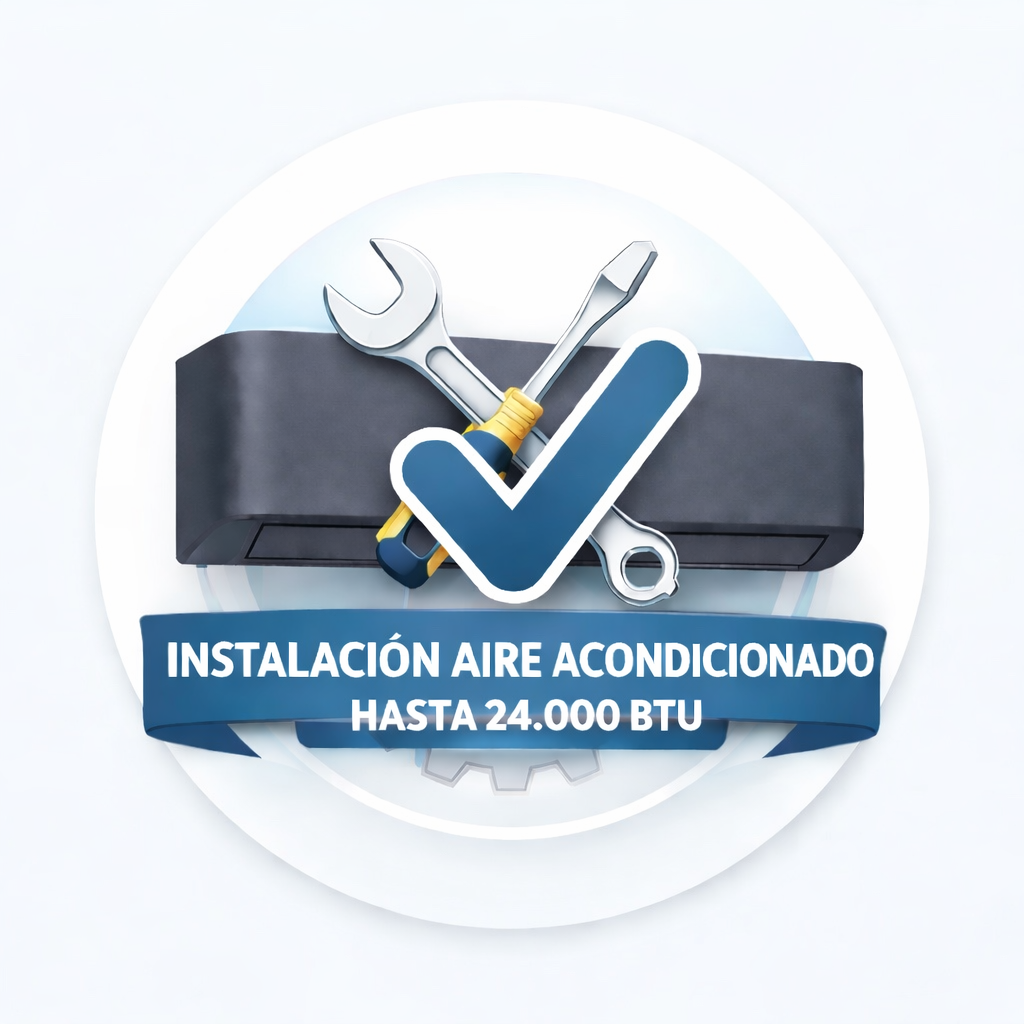 Instalación Aire Acondicionado hasta 24.000 BTU